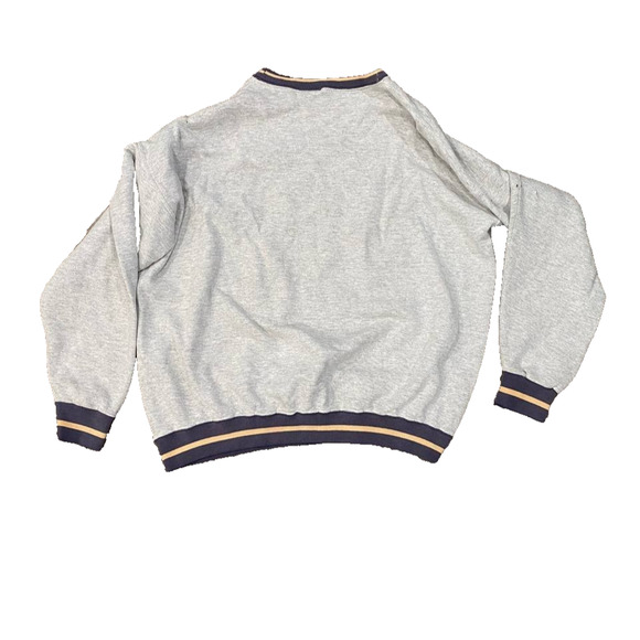 90s Notre Dame Irish Crewneck Sweatshirt Men’s XL Vintage Gray Cotton USA, Used - Picture 3 of 7